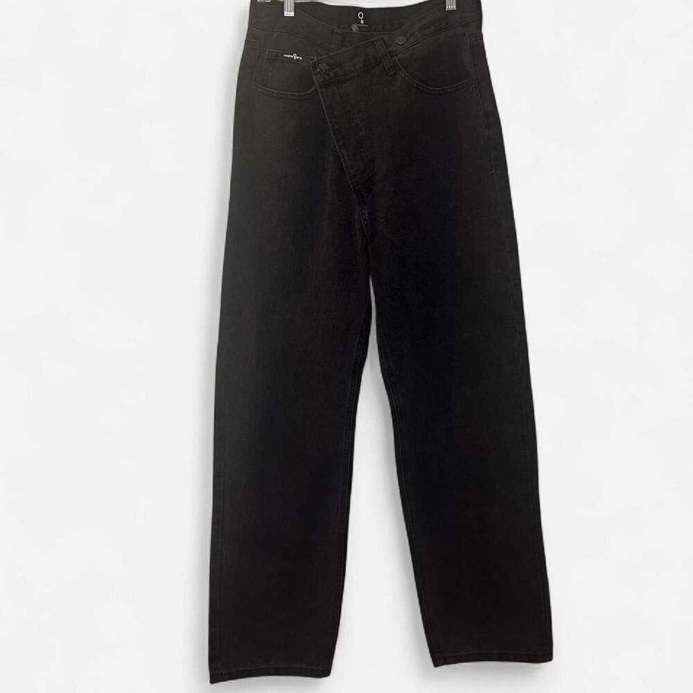 Insane Gene Black Weekend Crossover Hi-Rise Straight Jeans Size 29 - Picture 2 of 4